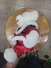 Vintage Dan Dee Collectors Choice White Snowflake Teddy Bear  Christmas 