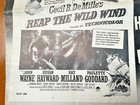 John Wayne Reap The Wild Wind   Humphrey Bogart Battle Circus Movie Press Books