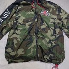 Nike Air Jordan Mens Sz Xl Jumpman Camo Full Zip Jacket Windbreaker Mesh Lined