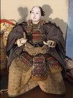 1800s Antique Original Samurai General Doll Yoshitsune Minamoto
