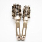 Beihcain Gold Hair Brush Set - Durable Thermal Aluminum Tube Professional
