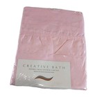 Shower Curtain Creative Bath Double Swag Tiara Tearose With Liner 70 X 72 Inch