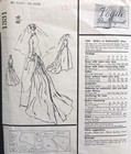 1956 Vintage Vogue Sewing Patternb36 Bride Bridesmaids Dress  1836  Jacques Fath