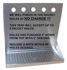 Draft Beer Tower Wall Mt Drip Tray 15   Long W  S s  Grill   Drain   Dtwm15ss