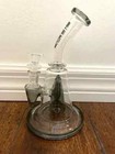 7 5  Grav Black Glass Hookah Water Pipe Floating Perc 14mm Quality Glass