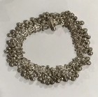 Vintage Anklet  Madras India  Circa 1940   s - 1950   s Sterling Silver Signed 59 Gr