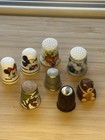 Lot Of  8 Vintage Thimbles