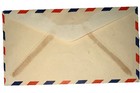 Bermuda Clipped First Airmail  Cover King George Vl Multi Stamp C 1930s-40s