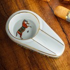 Cigar Ashtray Ceramic Painted Classic Mini Portable Home Cigar Hood