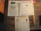 Antique Vintage Ephemera Lot Of Early Movie Magazines 1914   1916 Lot Of 3