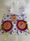 18 doll retro Breakfast  Plates cups syrup tablecloth food Lot american Girl