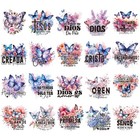 Dazoratix Spanish Butterfly Iron On Transfers Butterfly-20 Pcs  Muti