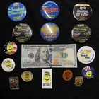 Waffle House Vintage Server Pin Buttons Lot Of 15   Christmas  Nascar coke-l  k-