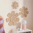 3pc Woven Flower Kids  Wall D  cor Set - Pillowfort