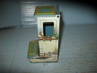 Vintage Metal Jasco Matchbox Holder Matchstick Dispenser Winter Farm Themed