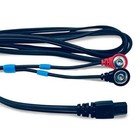 Compex Compatible Replacement Lead Wires  4 Pack  With 3 5mm Snap Connectors