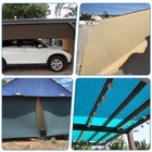 8  Shade Cloth Fabric Roll Fence Screen Yard Garden Awning Shelter Cover Gary