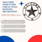 Rustic Metal Welcome Sign Star Wall Decor Western Barn Star Farmhouse 3d
