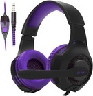 Stereo Gaming Headset Headphones With Mic For Xbox Ps4 Ps5 Ps Pc Laptop Purple
