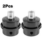 2x Air Compressor Metal Filter Intake Filter Noise Muffler Silencer 1 2  Pt 20mm
