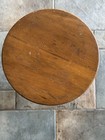 Antique Vintage Solid Wood Stool Primitive Old Beauty 16 1 4    Tall