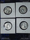 Unc Set  Silver Washington Quarters  30s And 40s  All Au  Unc   Ms    