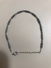 Hematite And Sterling Silver Anklet Bracelet 10   
