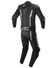 Alpinestar V2 2-piece Black Leather Motorcycle Racing Suit Pro Track Style