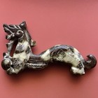 Chinese Amulet Pendant  Natural Jade Stone  Dragon Zodiac  