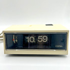 Copal Rp-200 Digital Flip Clock  Alarm White Vintage Used Patapata From Japan