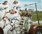 Vtg Nasa Apollo 17 Mission Crew Photo 8 X 10  Signed Autographed Schmitt Evans
