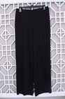 Soma Weekend Pants Womens S Black Flowy Wide Leg Comfort Rayon Stretchy 30x30