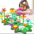 3 4 5 6 Year Old Girls  Preschool Flower Garden Building Toys - 147 Pcs