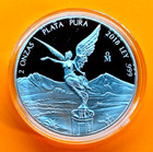 2018 2 Oz Mexico Silver Libertad Proof Coin In Capsule Only 5000 Minted  