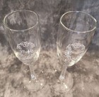 Bride   Groom Etched Champagne Glasses Wedding Toasting Flutes Set Of 2 Elegant