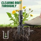 New Heavy Duty Stainless Steel 4-prong Weed Puller Root Remover Tool