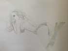 Vampirella Original Drawing Pencil Size 11 Inch