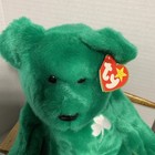 Ty Beanie Buddy Erin Green Bear Plush Original Toy 13  Mwmt s In Tag Protecter 