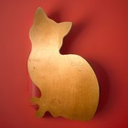 Vintage June Tailor Inc  40 Peg Spool Saver Thread Holder Wood Cat  15   x10   