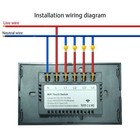 Melery Wifi Smart Tuya Light Wall Switch Glass Touch Panel For Alexa google Us