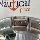20  Silver  Chrome Finish Porthole Mirror - Nautical Wall Decor - Large Working