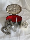 Antique Witches Ritual Jewelry With Aura Crystal  