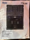 Rane Ttm 56 Professional Dj Mixer Mint Condition Original Owner   Power Supply