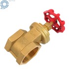 Full Flow Brass Gate Valve Dn65 2-1 2  Npt Female Thread For Fuel Water