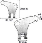 Paper Towel Dispenser Key  5pcs Universal Dispenser Key For Gp Towel Dispensers