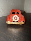 1930s Hubley Chrysler Airflow Cast Iron Vintage Toy Car Red