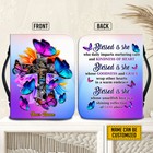 Customized Blessed Is She Religious Butterfly Jesus Faith Cross God Bible Covers