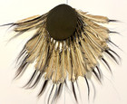 Original Native American Plains Indian War Bonnet With Feathers  horsehair Drops