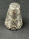 Vintage Sterling Silver Sewing Thimble Ornate 3 26g