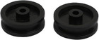20pcs 13mm Dia Plastic Belt Pulley Black For Diy Model